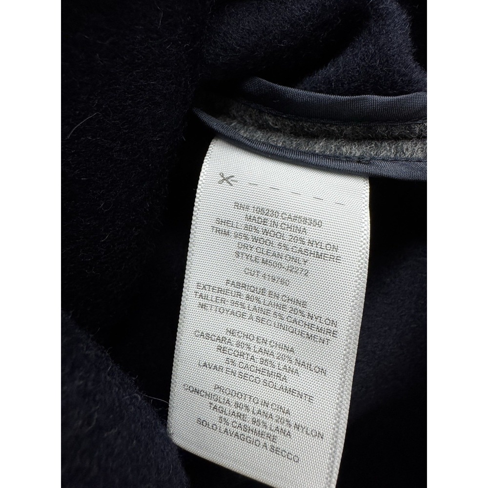 Revolve Joie Kenzie Cape Jacket Oversized Blue Gray Wool Cashmere Blend M/L $598 - Picture 5 of 10